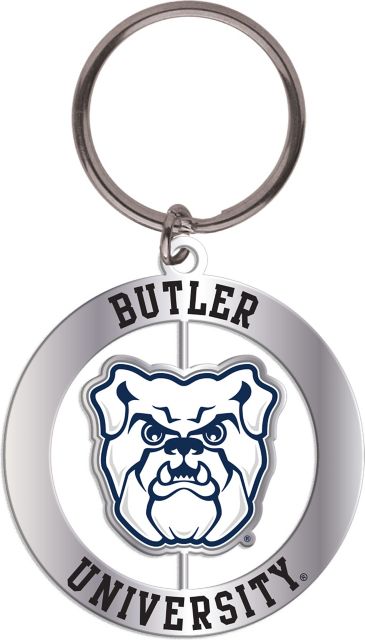 Butler University Bulldogs Spinner Key Tag