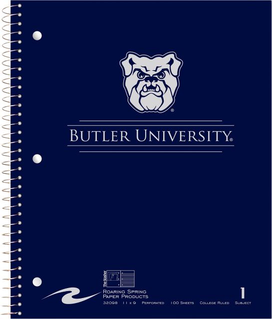 Butler University Bulldogs 100 Sheet Notebook