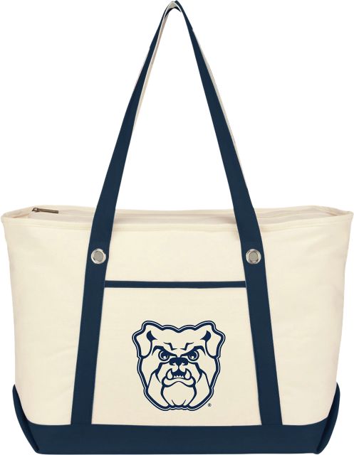 Butler University Bulldogs Canvas Zipper Tote Bag