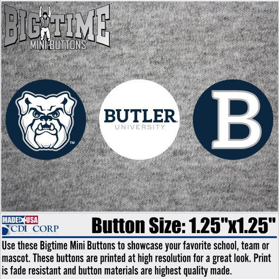 Butler University Bulldogs 3-Pack Mini Button