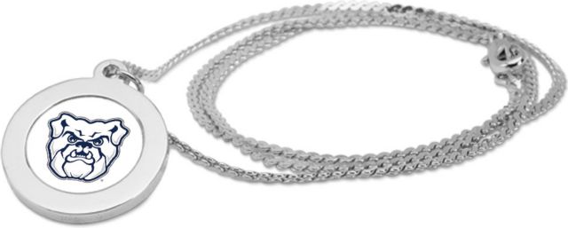 CSI Silver Pendant Necklace With Colored Medallian - ONLINE ONLY