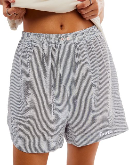 Butler Free People Womens Stripes Cloud Nine Boxer Butler Script - Small