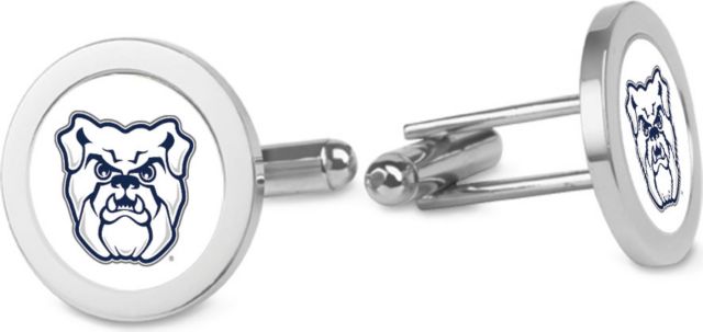 CSI Silver Cufflinks (Gift Boxed) With Colored Medallion - ONLINE ONLY