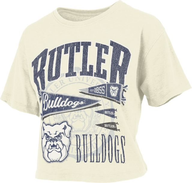 Butler University Bulldogs Women's  Cropped Short Sleeve T-Shirt