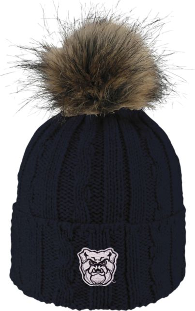 Butler University Bulldogs Women's Fur Pom Beanie