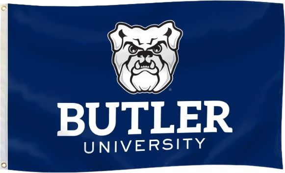 Butler University 3'x5' Two-Sided Durawave Flag