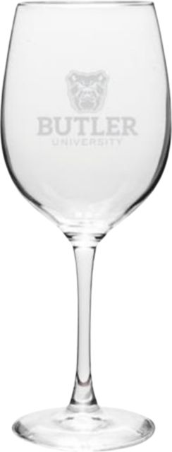 Butler University 19 Oz. Bulldogs Wine Glass