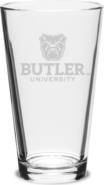 Butler University 16 oz. Mixing Glass