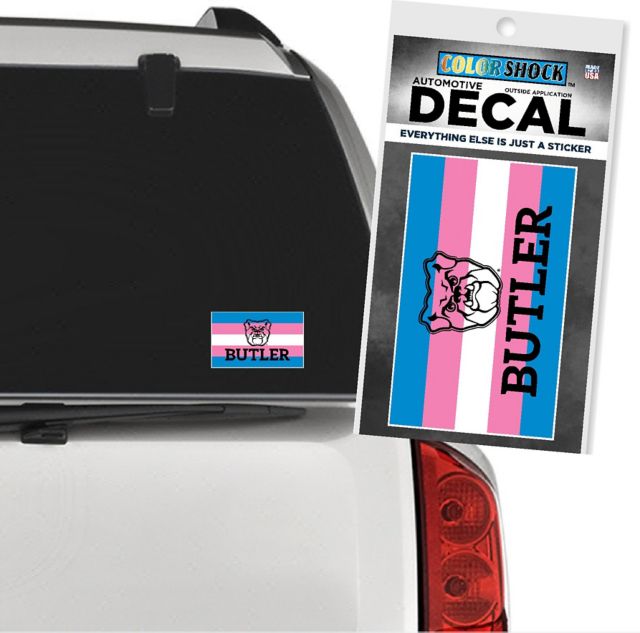 Butler University Trans Pride Decal