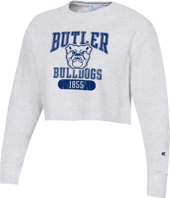 Butler University Bulldogs Women's Reverse Weave Cropped Crewneck Sweatshirt