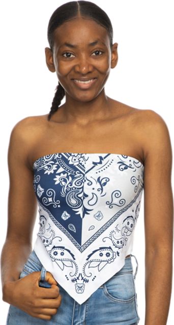 Butler University Women's Paisley Tie Back Top