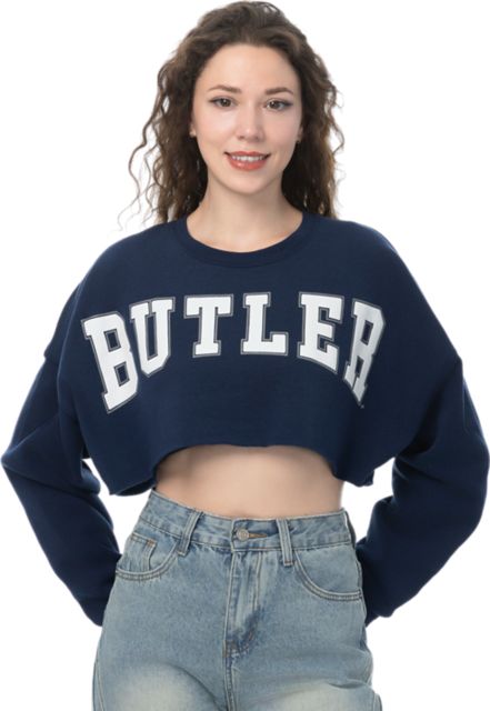 Butler University Women's Crop Crewneck Sweatshirt