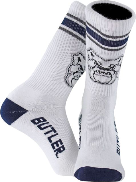 Butler University Bulldogs Crew Socks