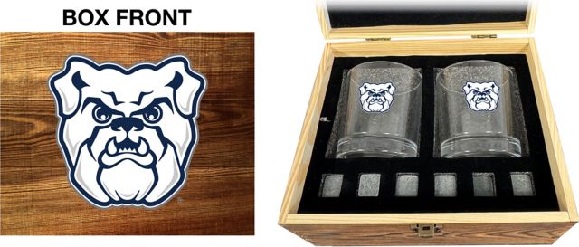 Butler University Bulldogs Rock Glass Box Set
