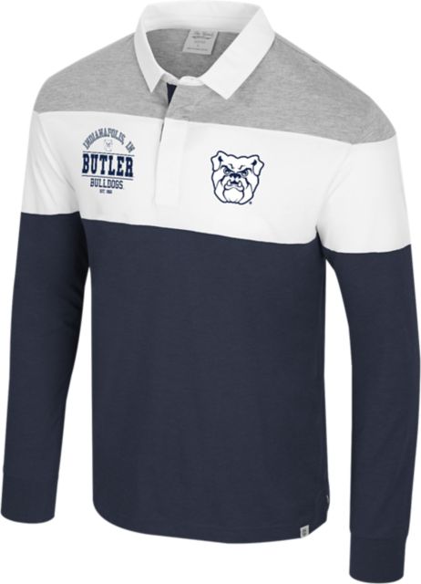Butler University Bulldogs Ground Floor Long Sleeve Rugby Polo