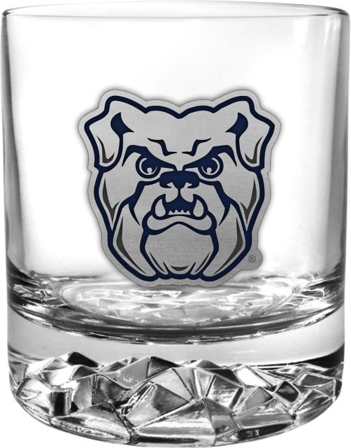 Butler University Round Glass
