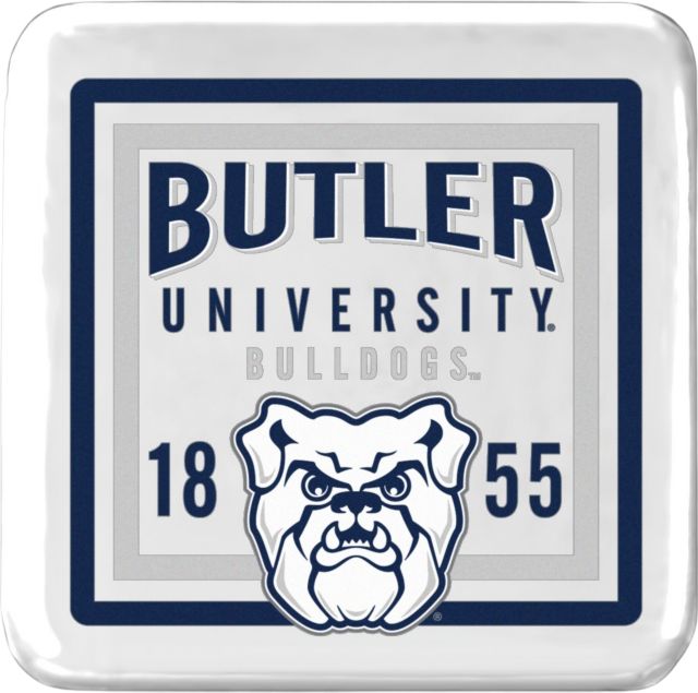 Butler University Bulldogs Square Magnet