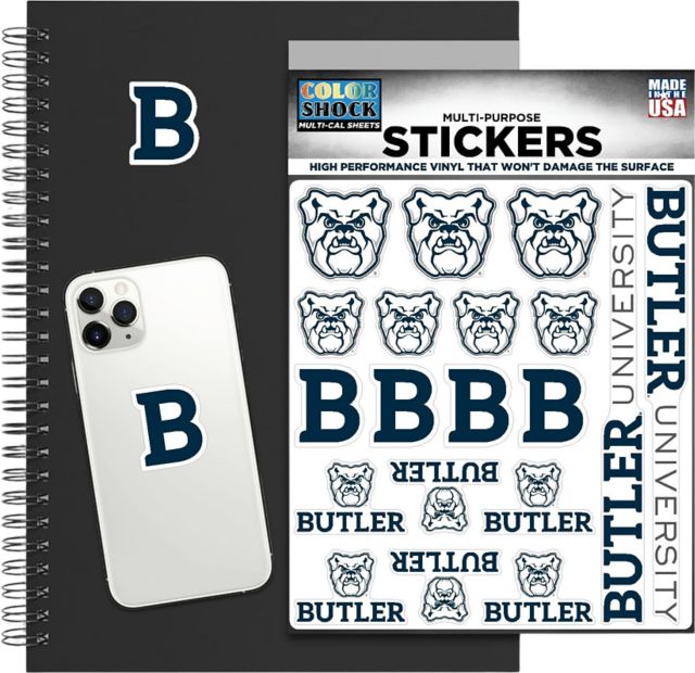 Butler University Sticker Sheet