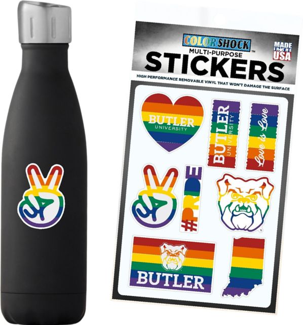 Butler University Pride 7.5'' x 7.5'' Sticker Sheet