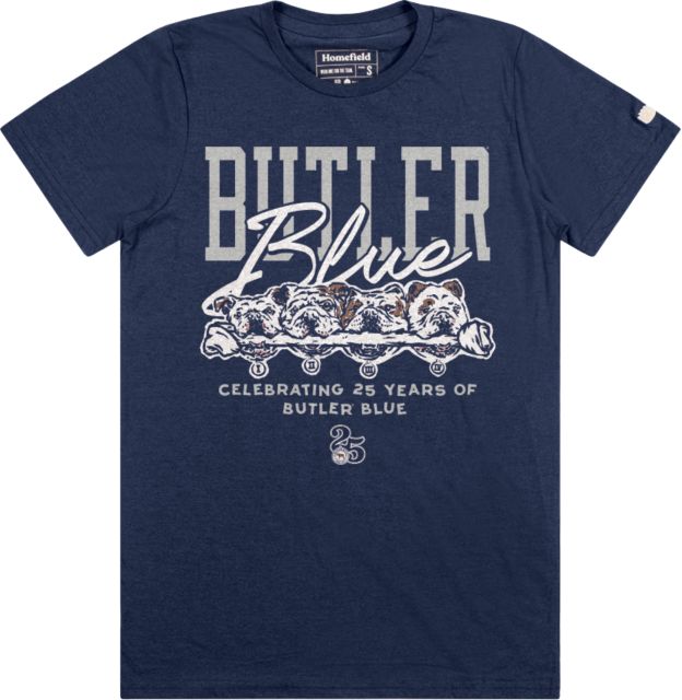 Butler University Butler Blue 25 Years Short Sleeve T-Shirt