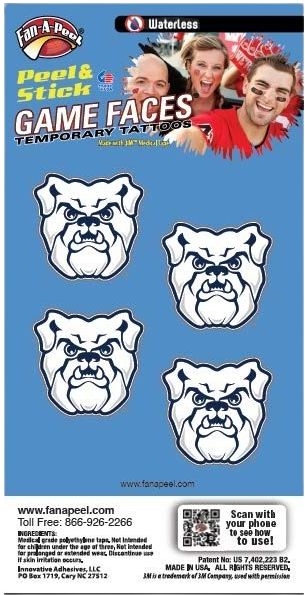 Butler University Tattoo 4-Pack