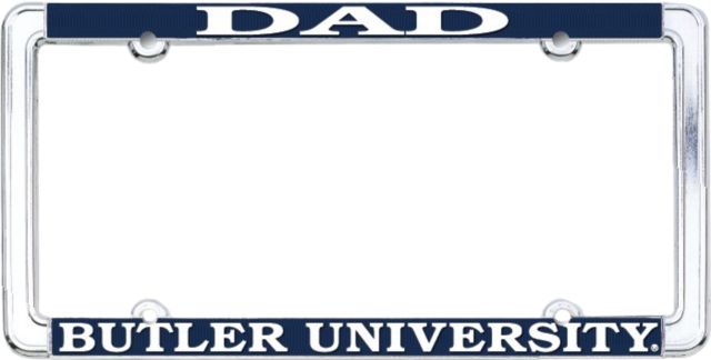 Butler University Dad License Plate Frame