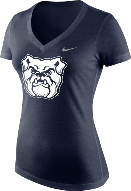 Butler University Bulldogs Women's V-Neck Short Sleeve T-Shirt