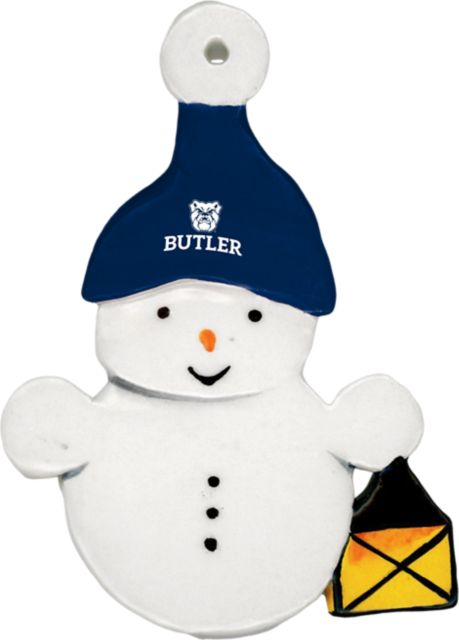 Butler University Snowman Ornament