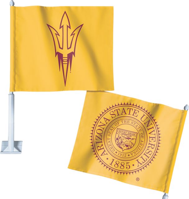 Arizona State University Sun Devils Two Sided Car Flag