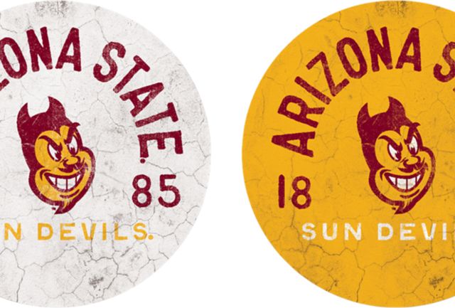 Arizona State University Sun Devils Car Coaster - 2 Pack