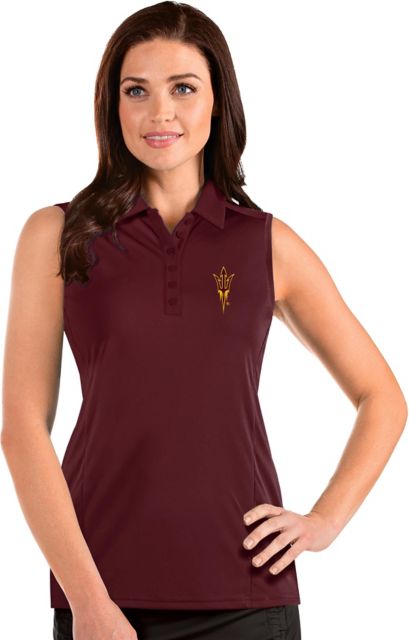 Arizona State University Women's Sleeveless Tribute Polo - ONLINE ONLY