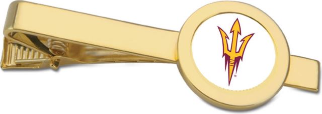 CSI Gold Tie Bar With Colored Medallian - ONLINE ONLY