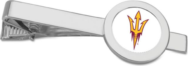 CSI Silver Tie Bar With Colored Medallian - ONLINE ONLY