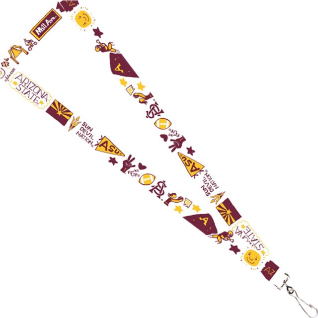 Arizona State University Julia Gash 3-4'' Satin Lanyard