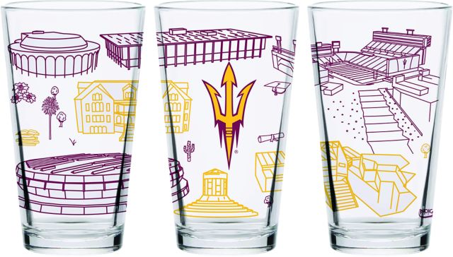Arizona State University 16 oz. Pint Glass