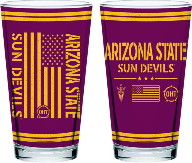 Arizona State University Operation Hat Trick 16 oz. Pint Glass