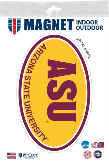 Arizona State University 3.5 x 5.5 Oval Magnet