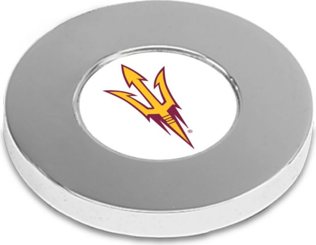 CSI Silver Paperwitheight (Gift Boxed) With Colored Medallion - ONLINE ONLY