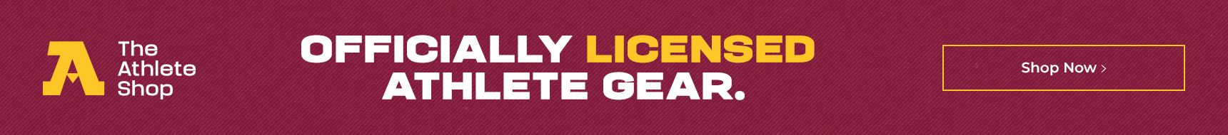 The athlete shop. Offiically licensed athlete gear