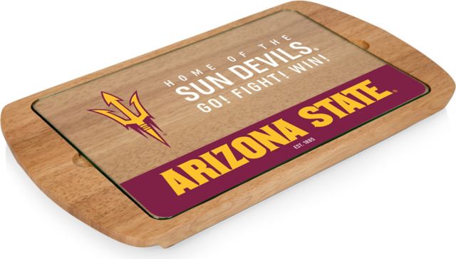 Arizona State University Billboard Glass Top Serving Tray - ONLINE ONLY