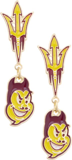 Arizona State University Drop Earrings