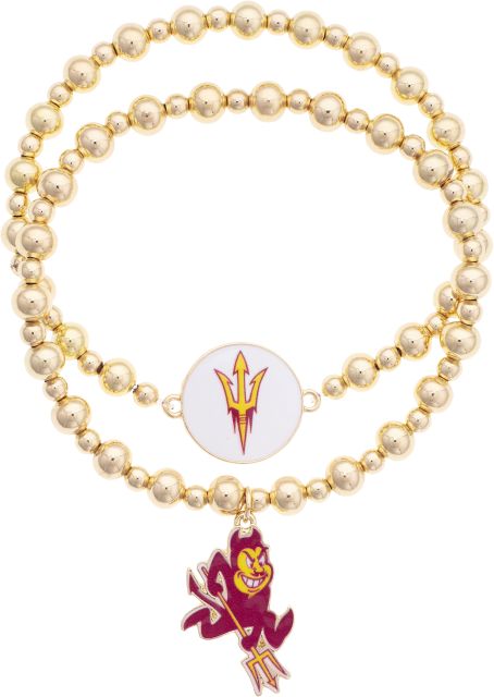 Arizona State University Ball Bead Bracelet