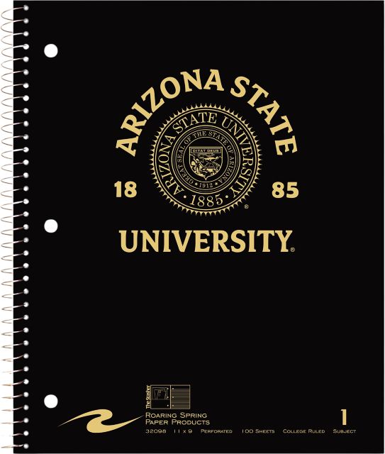 Arizona State University 1 Subject Notebook