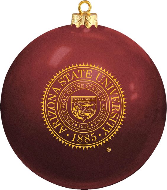 Arizona State University Round Shatterproof Ornament