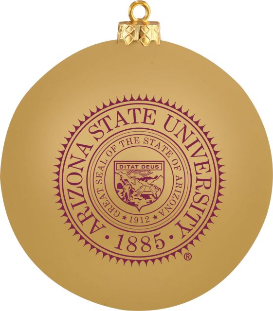 Arizona State University Round Shatterproof Ornament