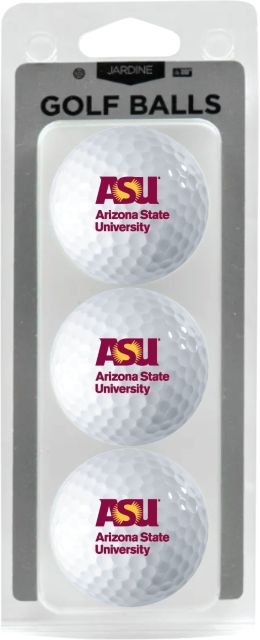 Arizona State University 3 Pack Golf Balls
