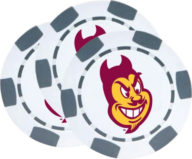 Arizona State University Chip Ball Marker 3 Pack
