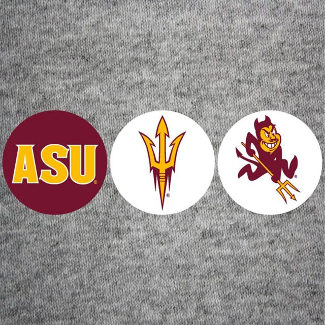 Arizona State University Sun Devils Button 3 Pack