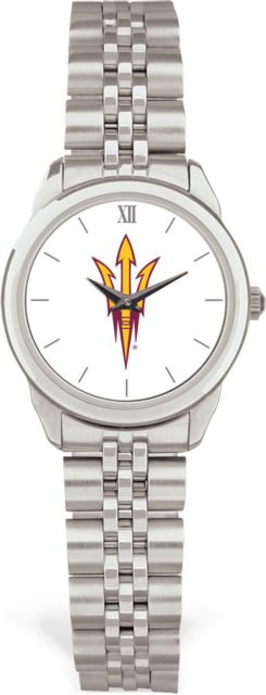 CSI Women's Silver Rolled Link Watch (Gift Boxed)  With Colored Medallion - ONLINE ONLY