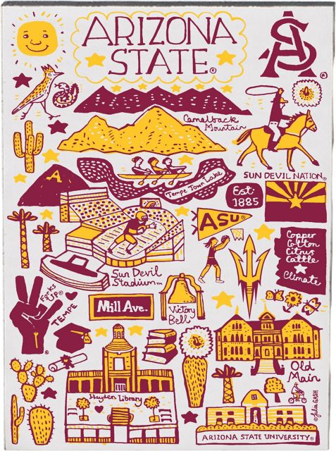 Arizona State University Jumbo Magnet